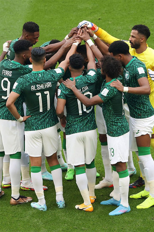 Saudi Arabia National Football Team World Soccer Fans Jigsaw Puzzle