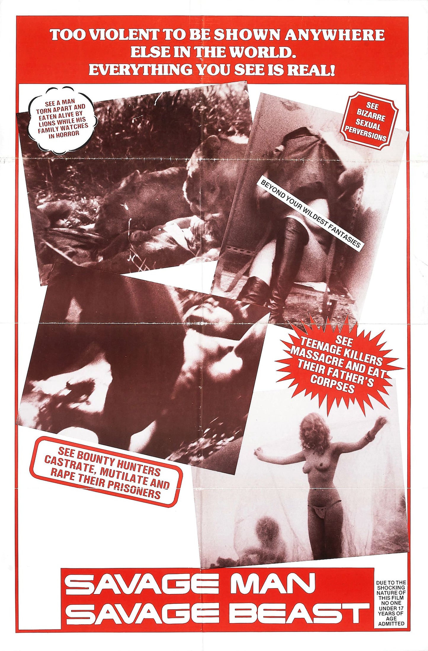 Savage Man Savage Beast 01 Movie Magnet