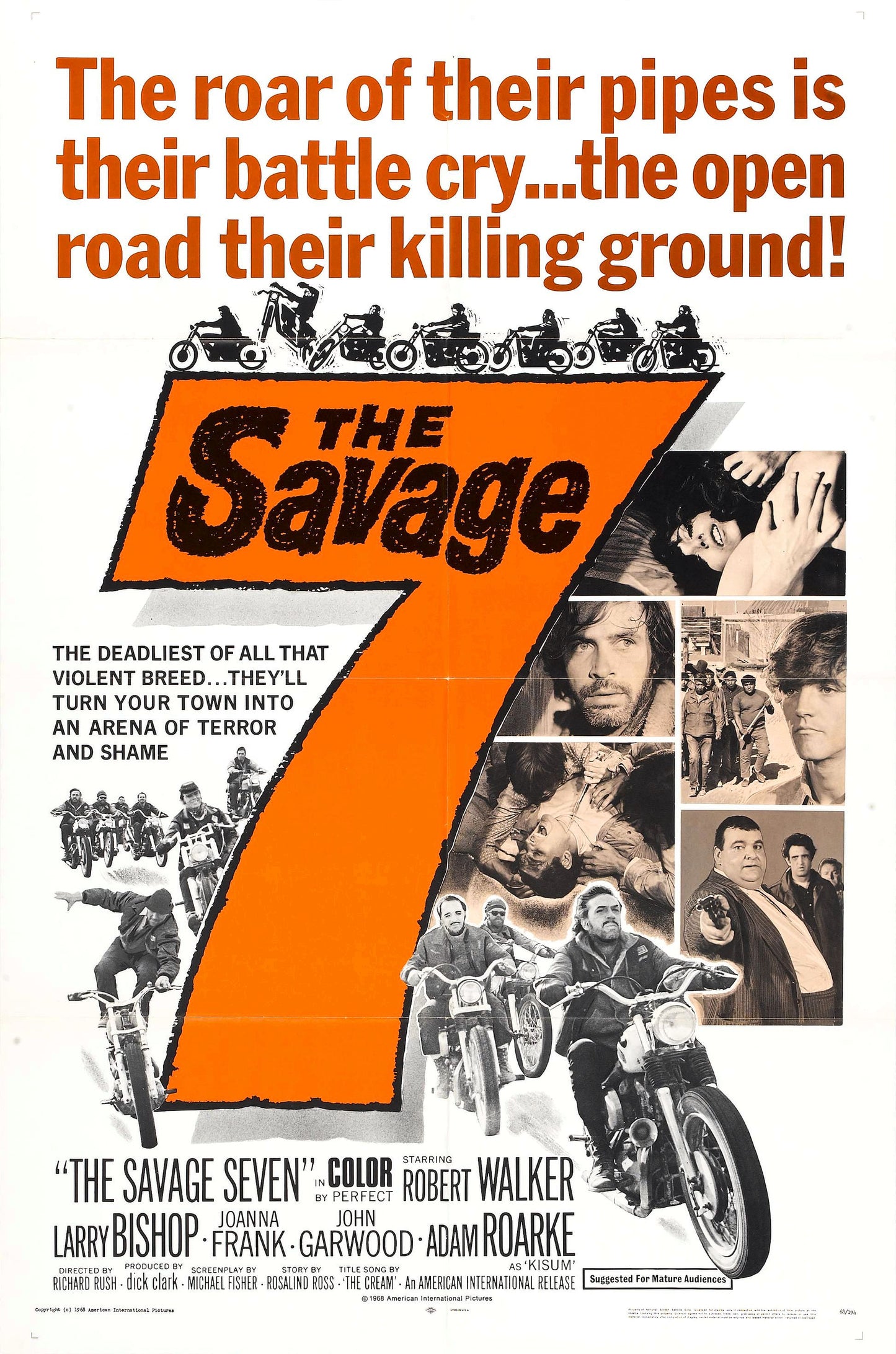 Savage Seven 01 Movie Magnet