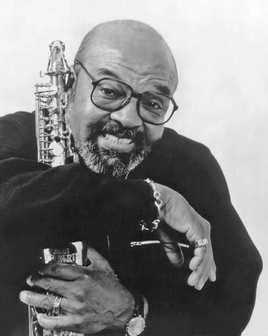 Saxophonist James Moody Glossy Magnet Jazz Portrait Print