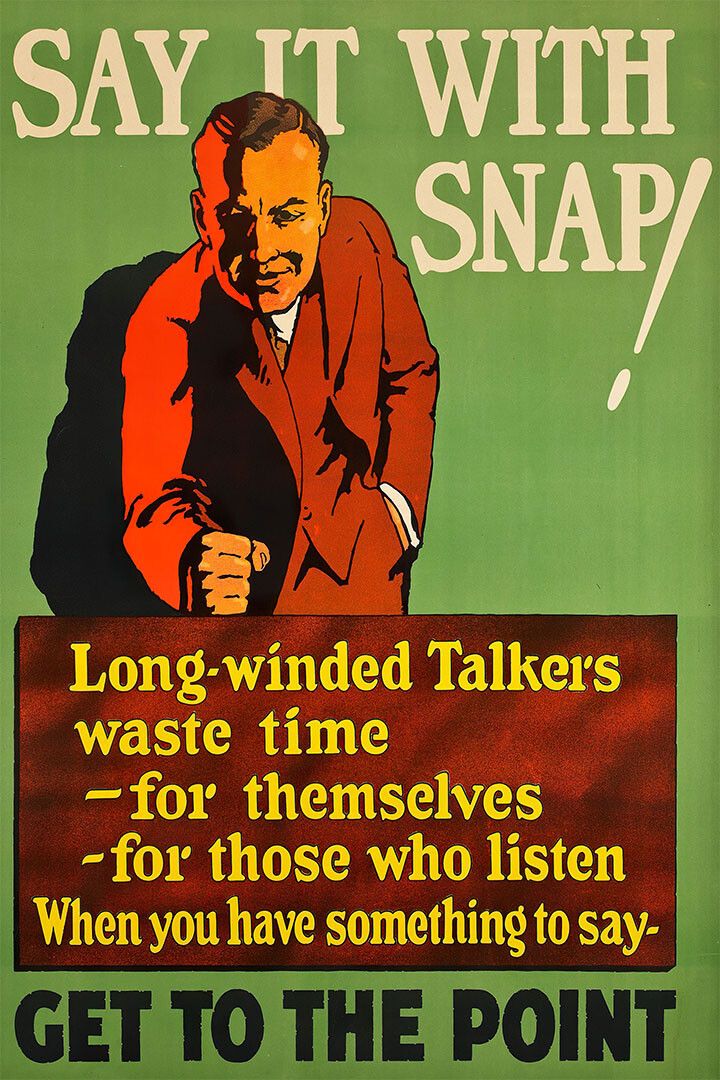 Say It With Snap Get To The Point 1929 Motivational Jigsaw Puzzle