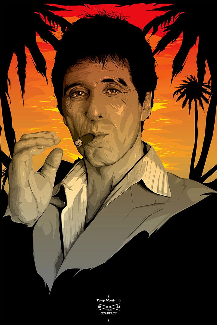 Scarface Action Mafia Gangster Movie Jigsaw Puzzle