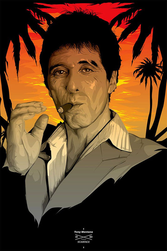 Scarface Action Mafia Gangster Movie Jigsaw Puzzle