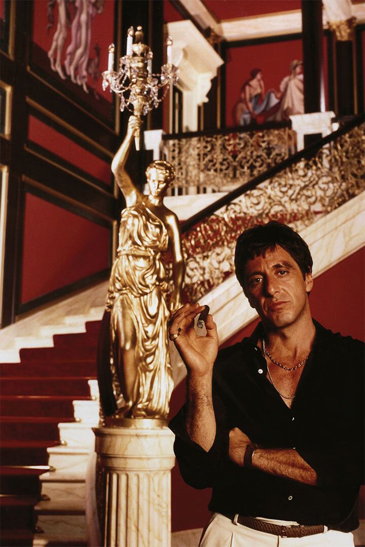Scarface Mafia Gangster Movie Painting Jigsaw Puzzle