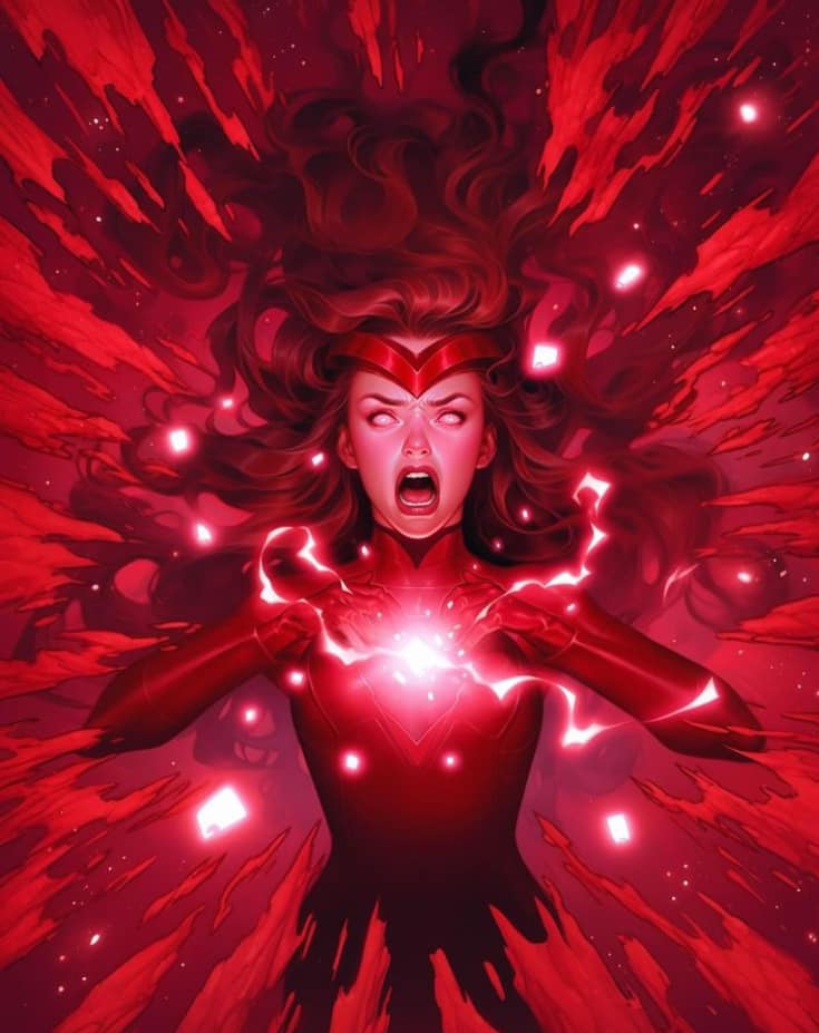 Scarlet Witch Power Unleashed Print Poster