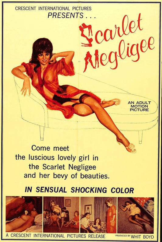 Scarlet Negligee 01 Movie Magnet