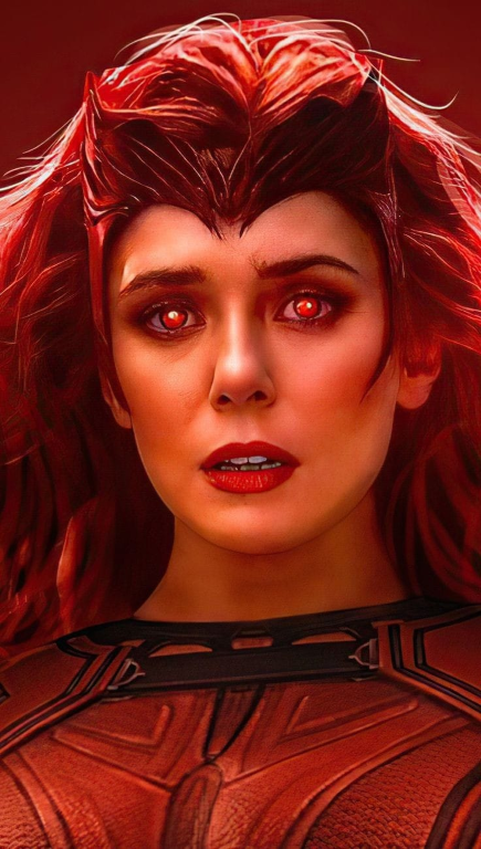 Scarlet Witch Red Design 4261 Print Poster