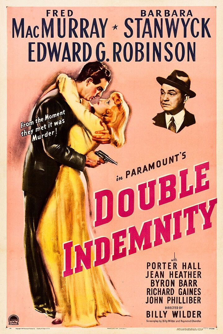 Scene From Double Indemnity Drama Crime Print Jigsaw Puzzle