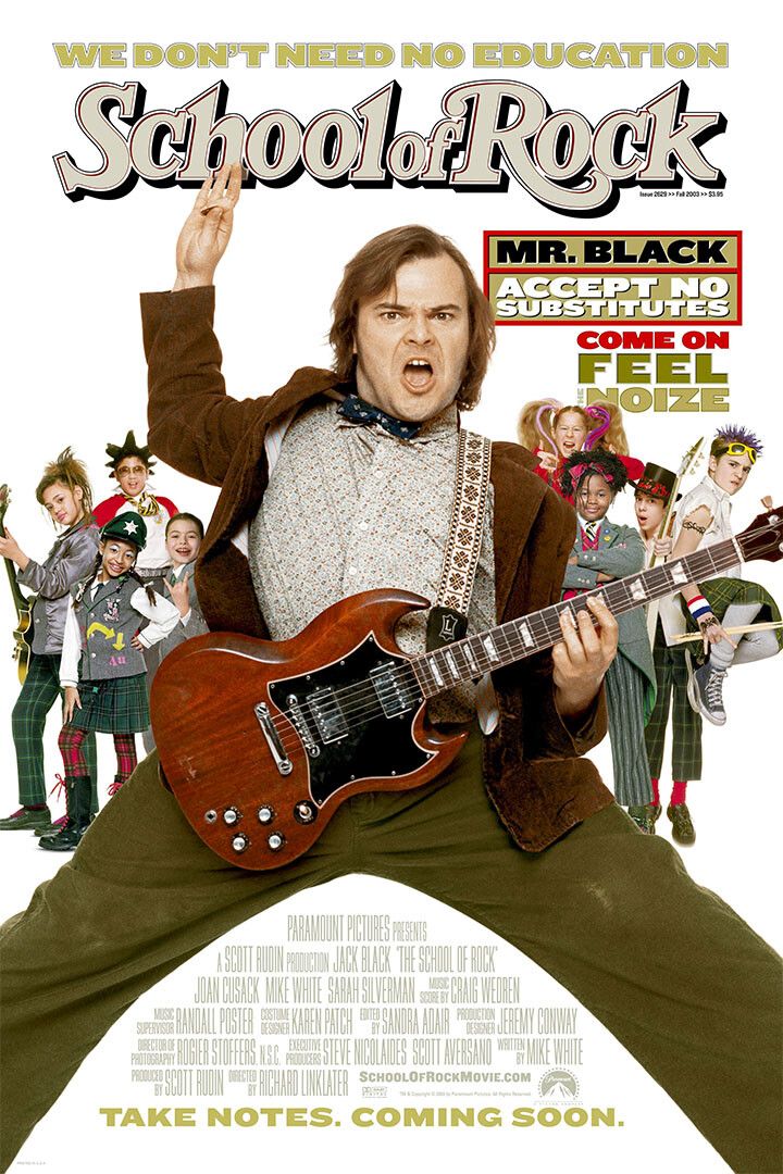 School Of Rock Movie Comedy Music Print Jigsaw Puzzle