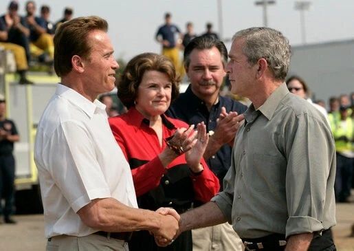 Schwarzenegger Dianne Feinstein Bush Newsom Magnet Picture Magnet Print