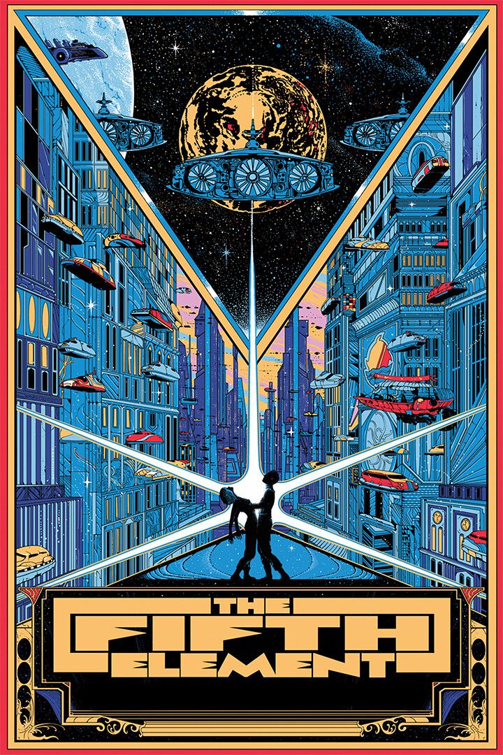 Science Fiction Film Fifth Element Art Print Decor Jigsaw Puzzle