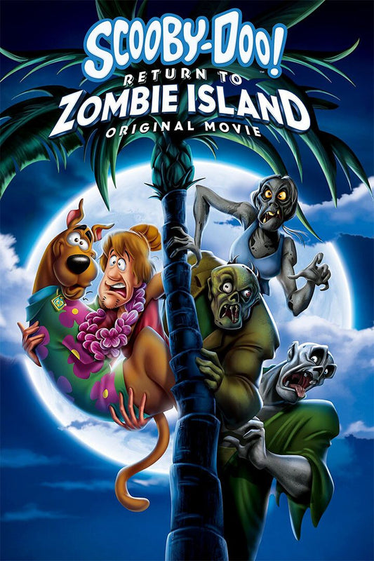 Scooby Doo Cartoon On Zombie Island Mystery Art Home Decor Jigsaw Puzzle