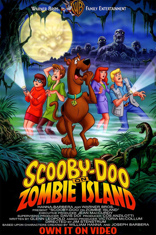 Scooby Doo On Zombie Island Mystery Incorporate Cartoon Art Decor Jigsaw Puzzle