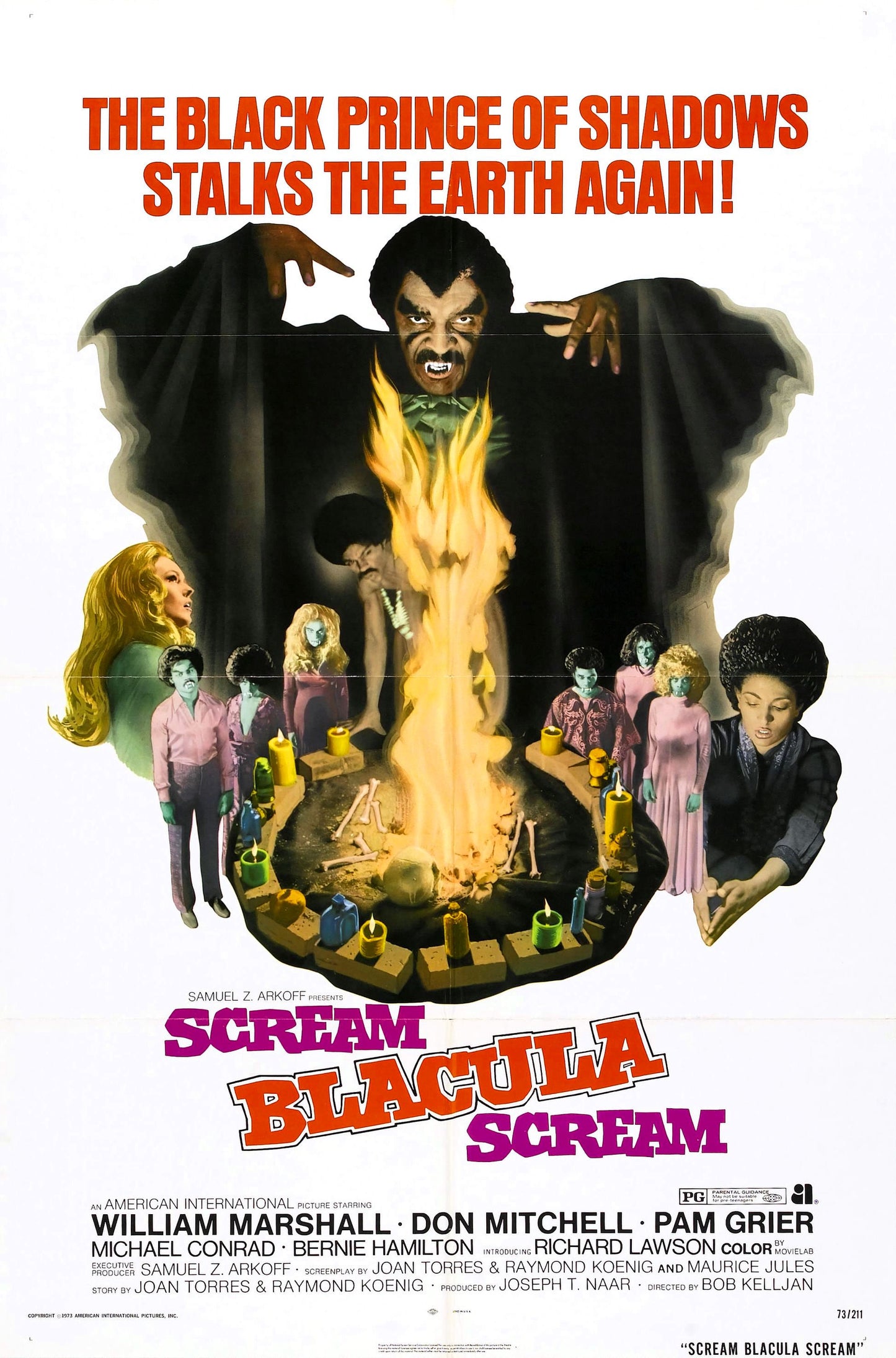 Scream Blacula Scream 01 Movie Magnet