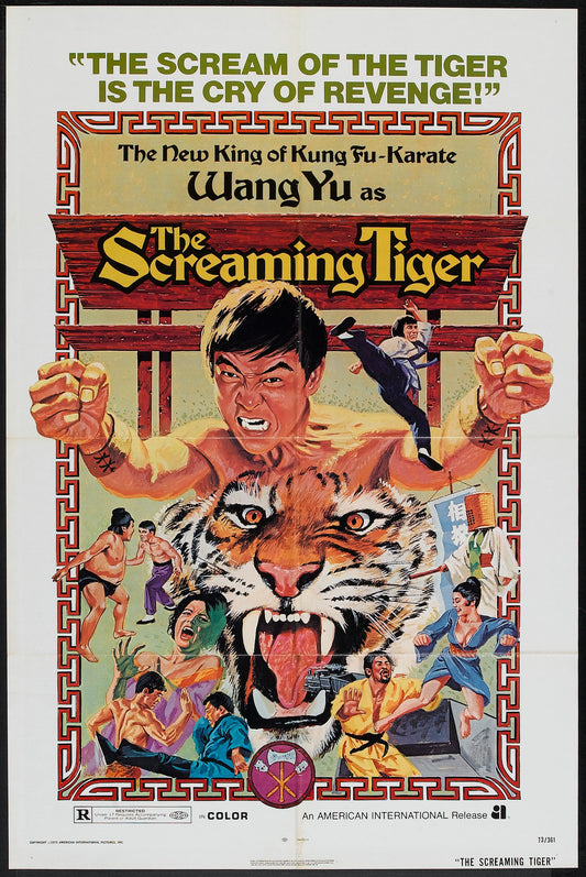 Screaming Tiger 01 Movie Magnet