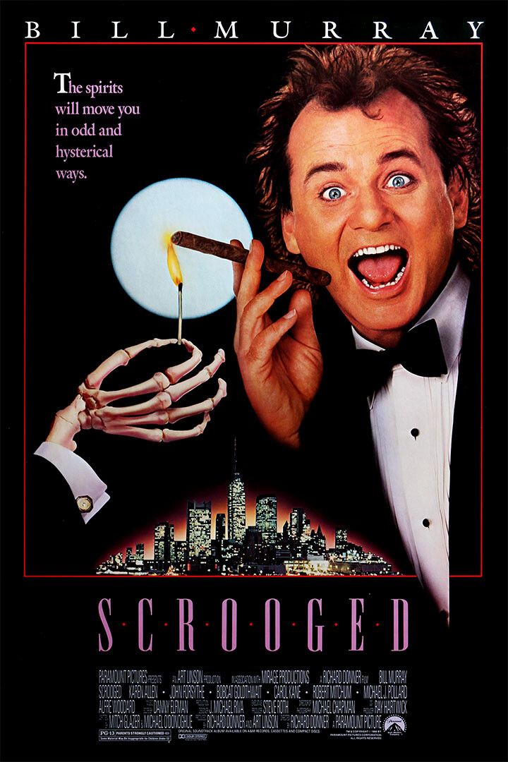 Scrooged Movie Comedy Drama Fantasy Print Jigsaw Puzzle