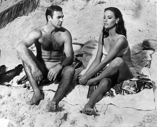Sean Connery Claudine Auger Thunderball Picture Keychain Keychain