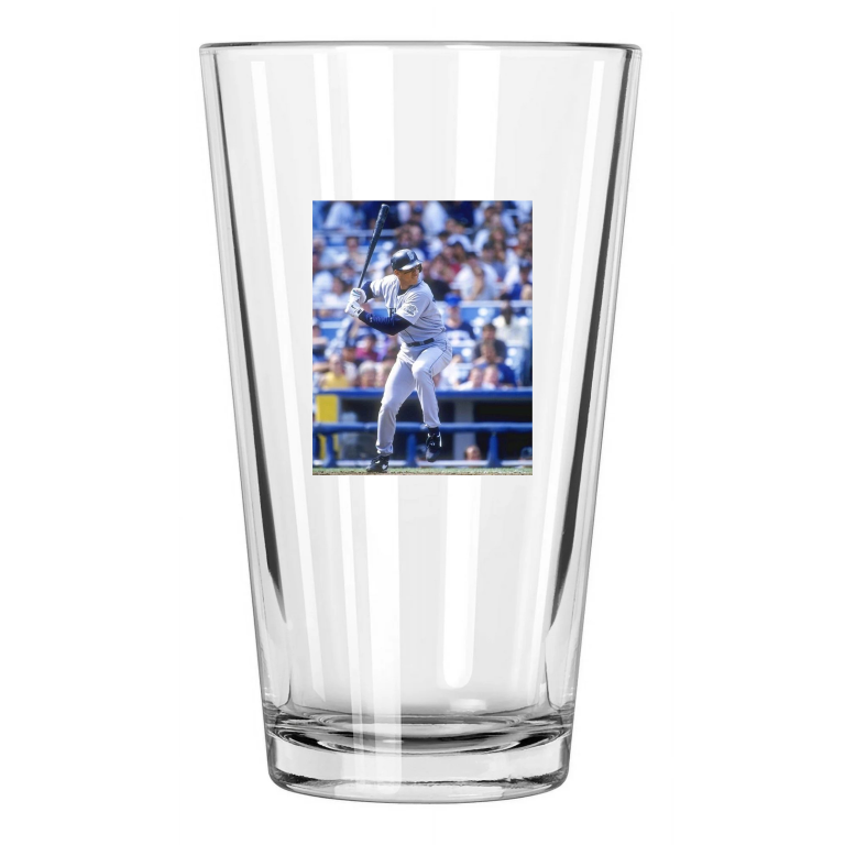 Seattle Mariners Alex Rodriguez Photo Pint Beer Drinking Glass