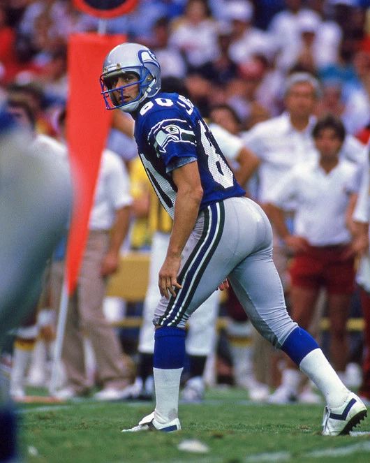 Seattle Seahawks Steve Largent Glossy Photo Football Print Poster Hof 95 2