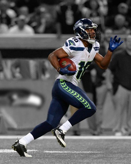 Seattle Seahawks Tyler Lockett Glossy Keychain Spotlight Football Keychain