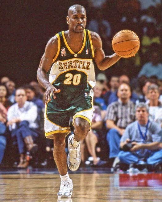 Seattle Supersonics Gary Payton Glossy Photo Poster Print Hof 2013
