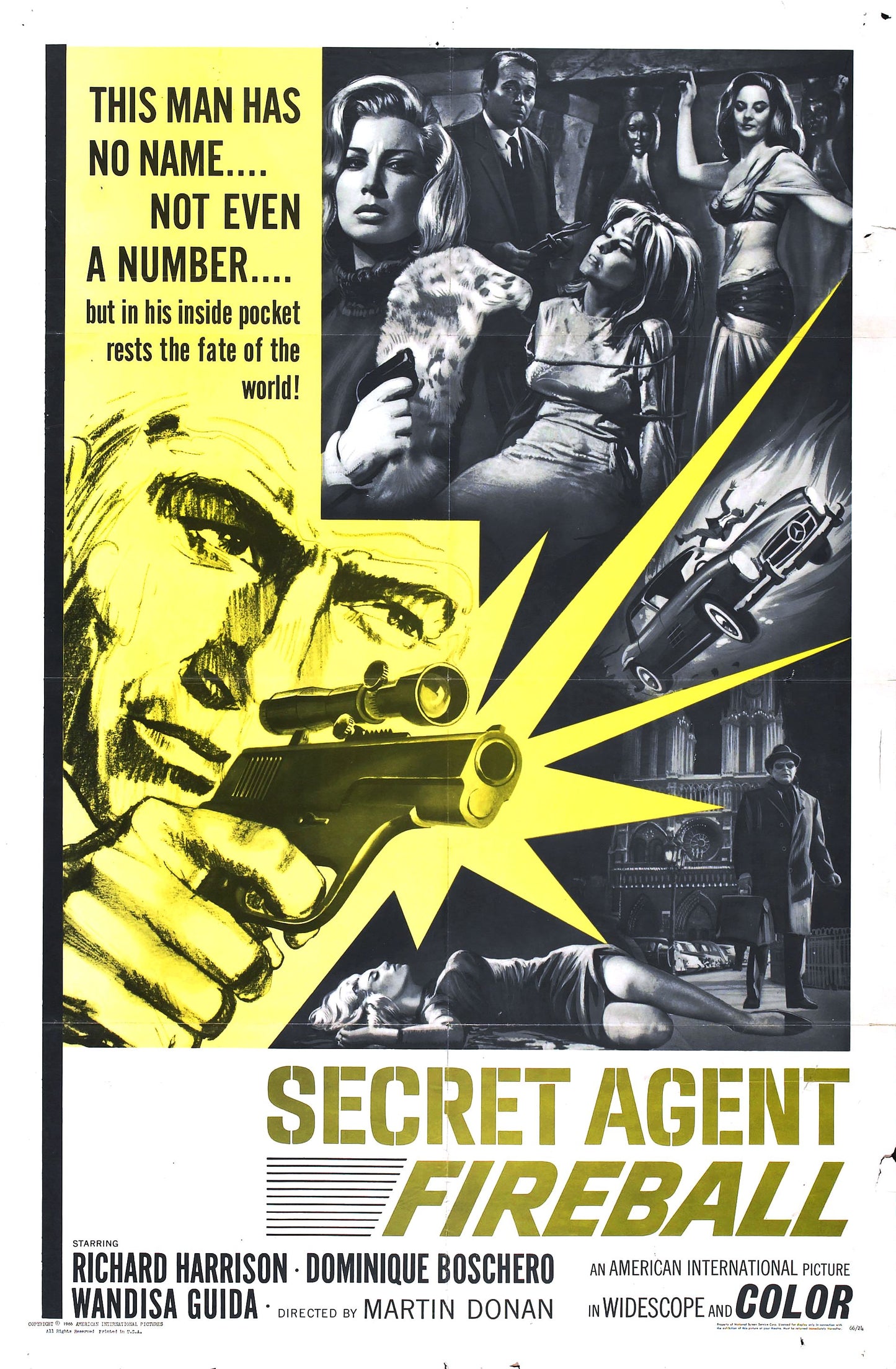 Secret Agent Fireball 01 Movie Magnet