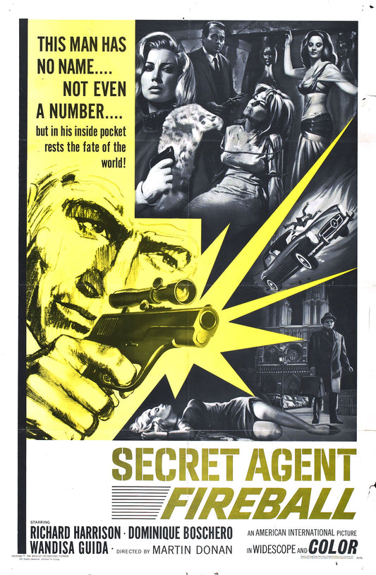 Secret Agent Fireball 01 Movie Magnet