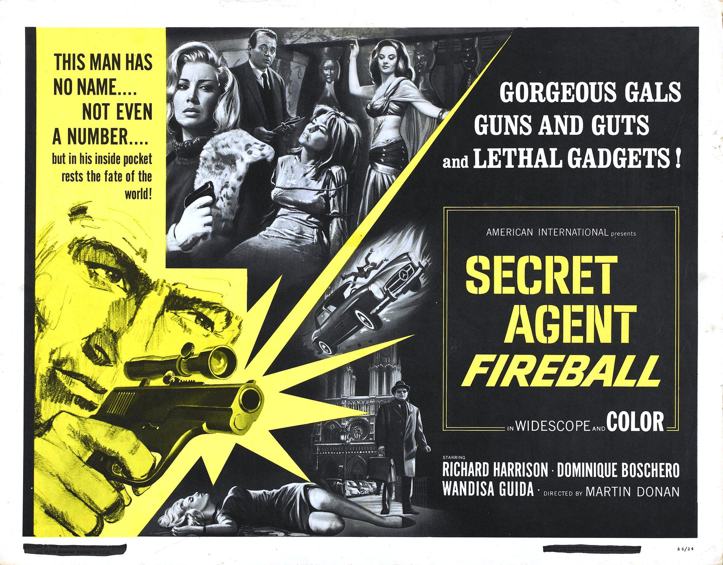 Secret Agent Fireball 02 Movie Magnet