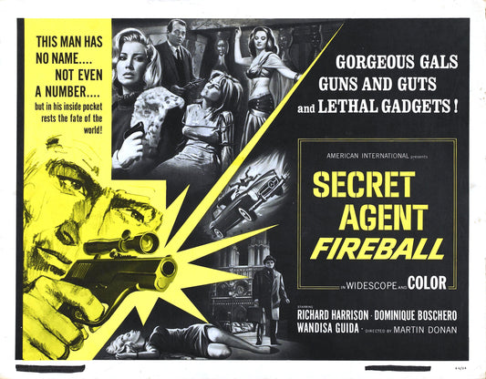 Secret Agent Fireball 02 Movie Magnet