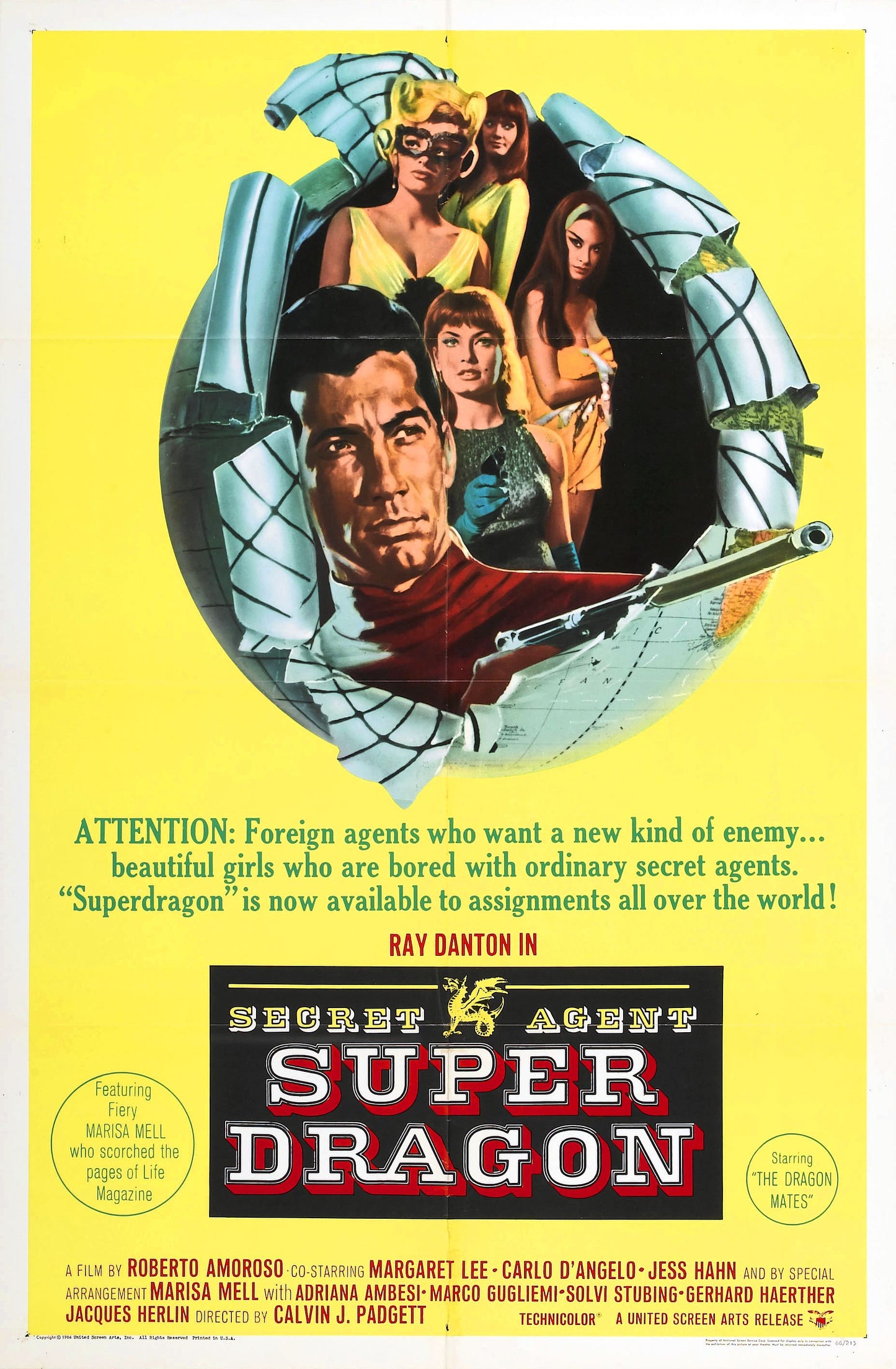 Secret Agent Super Dragon 01 Movie Magnet