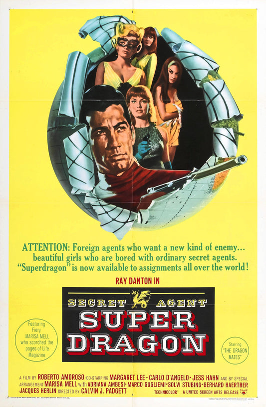 Secret Agent Super Dragon 01 Movie Magnet