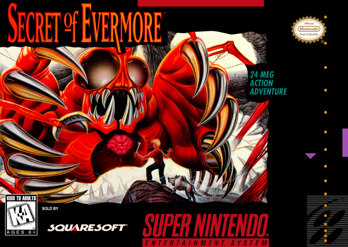 Secret Of Evermore (Usa) Snes Print Poster