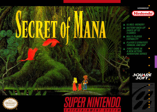 Secret Of Mana (Usa) Snes Print Poster