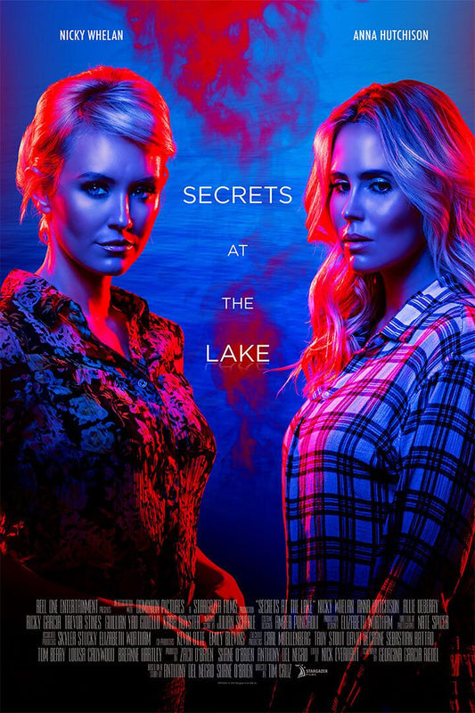 Secrets At The Lake Movie Thriller Painting Print Jigsaw Puzzle