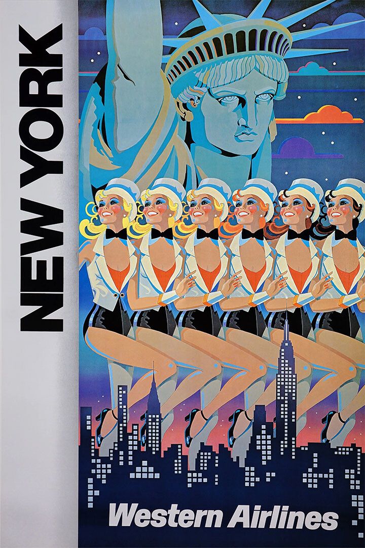 See New York City 1970S Vintage Air Travel Jigsaw Puzzle