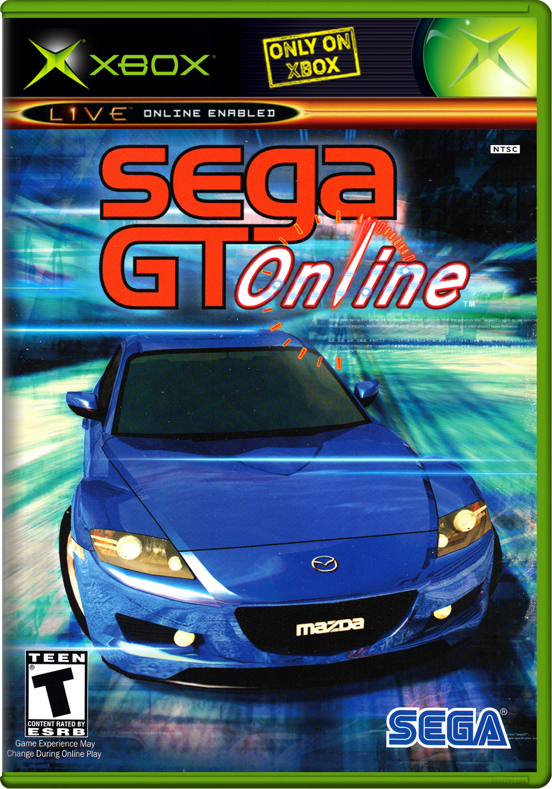 Sega Gt Online Xbox Print Poster