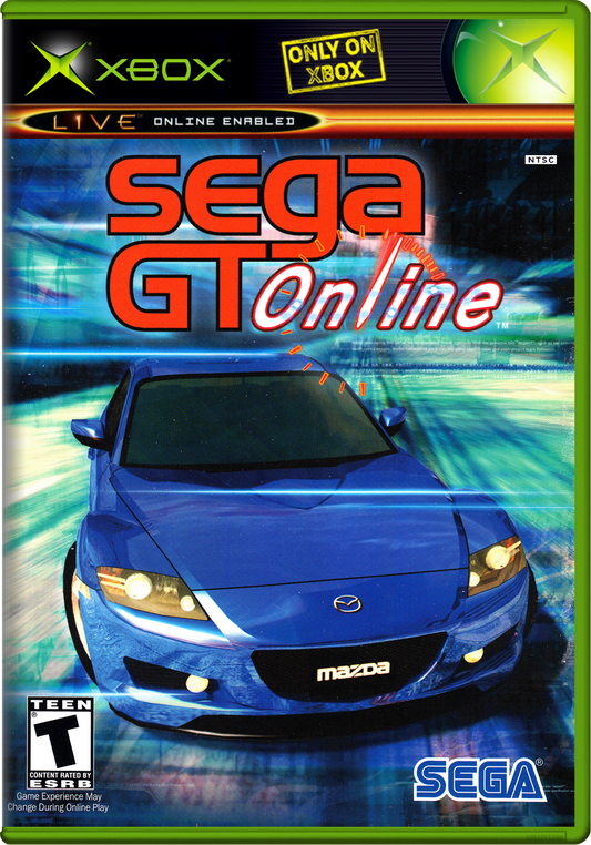 Sega Gt Online Xbox Print Poster