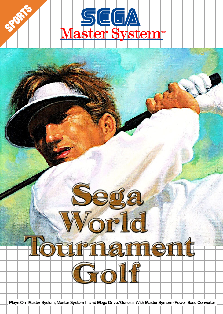 Sega World Tournament Golf Sega Master System Print Poster