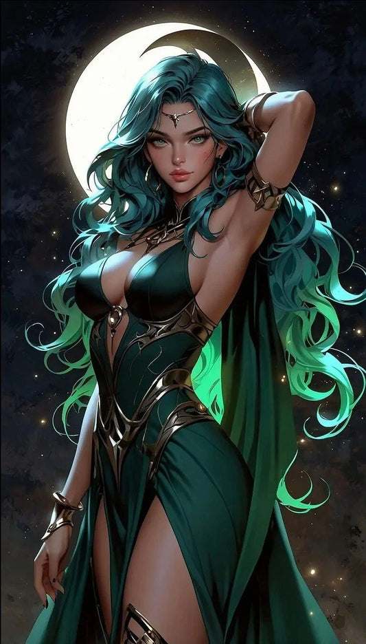Selene Moondream Comic Keychain