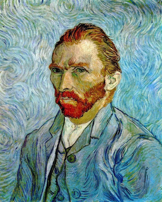 Self Portrait Painter Vincent Van Gogh Glossy Magnet Genius Magnet