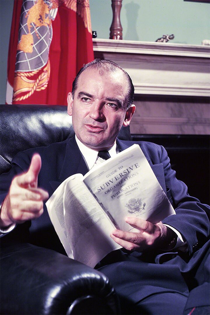 Senator Joseph Mccarthy Testifying Painting Print Jigsaw Puzzle