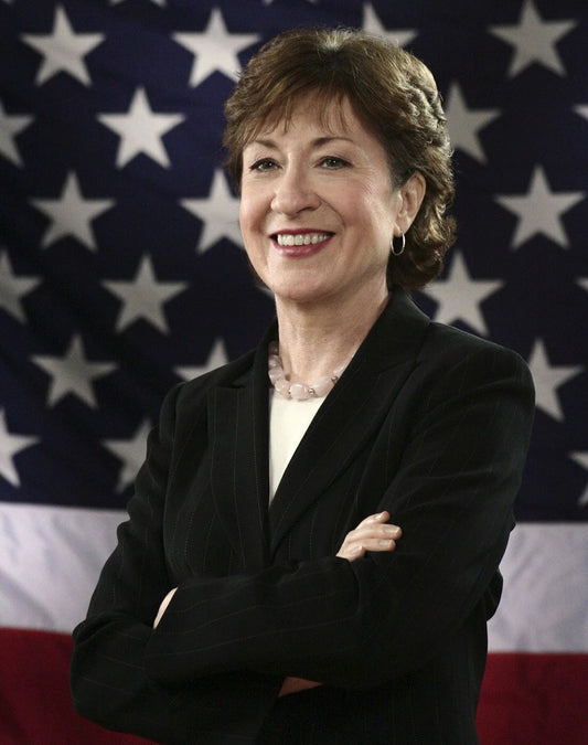 Senator Susan Collins Magnet Picture Magnet Print Maine Congress Usa Republican