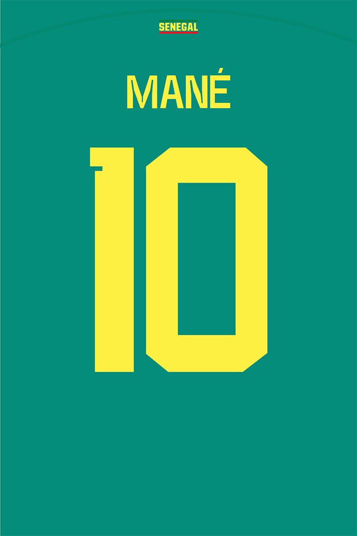 Senegal #10 Sadio Mane World Soccer Championship Wall Art Decor Jigsaw Puzzle