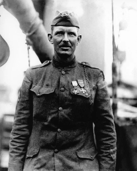 Sergeant Alvin C York Glossy Magnet Army Military Print World War I Hero Wwi