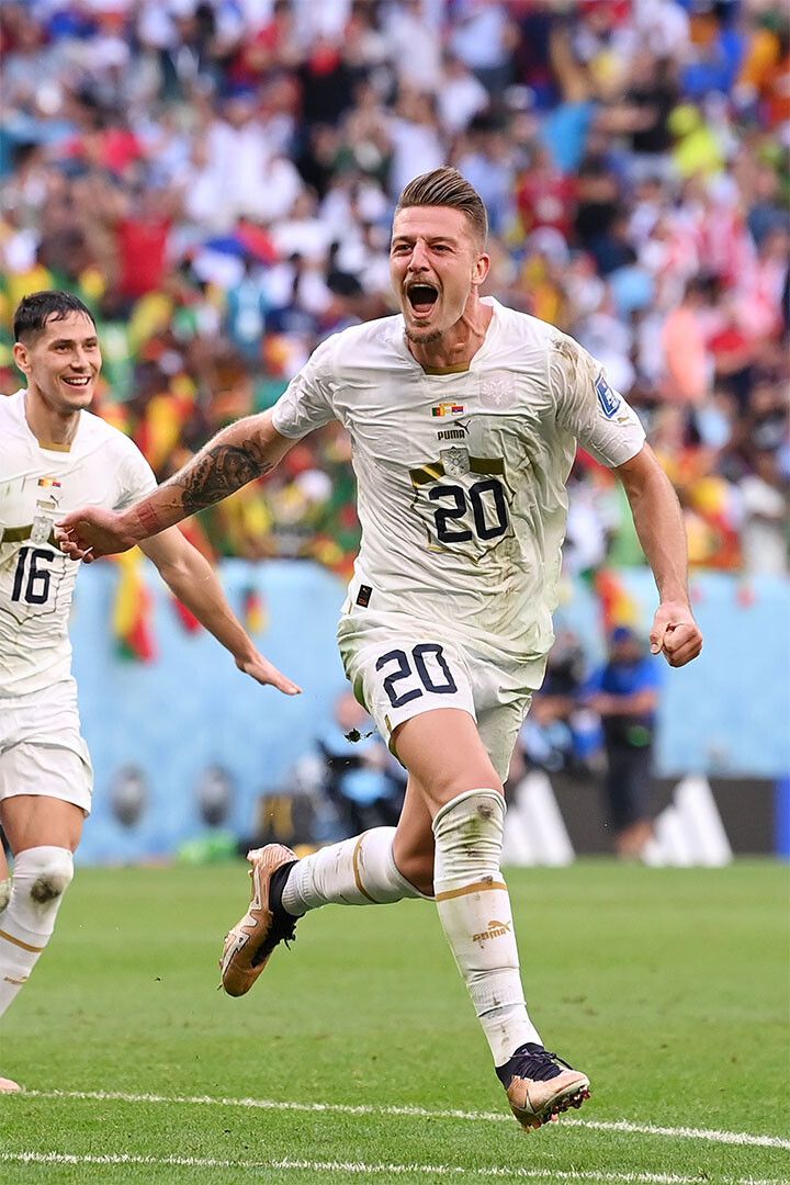 Sergej Milinkovicsavic Goal Celebration Serbia Jigsaw Puzzle