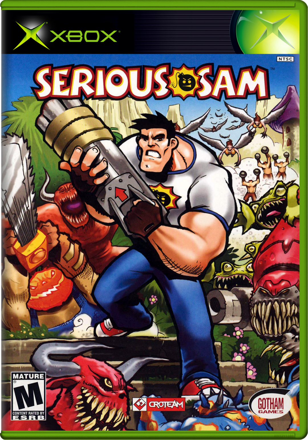 Serious Sam Xbox Print Poster