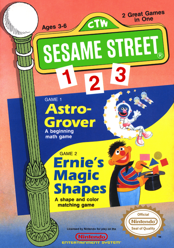 Sesame Street 123 (Usa) Nes Print Poster