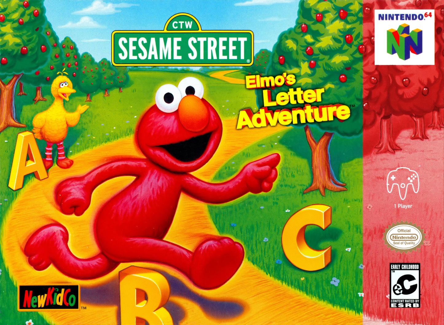 Sesame Street Elmo S Letter Adventure N64 Print Poster