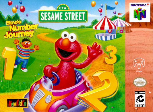 Sesame Street Elmo S Number Journey N64 Print Poster