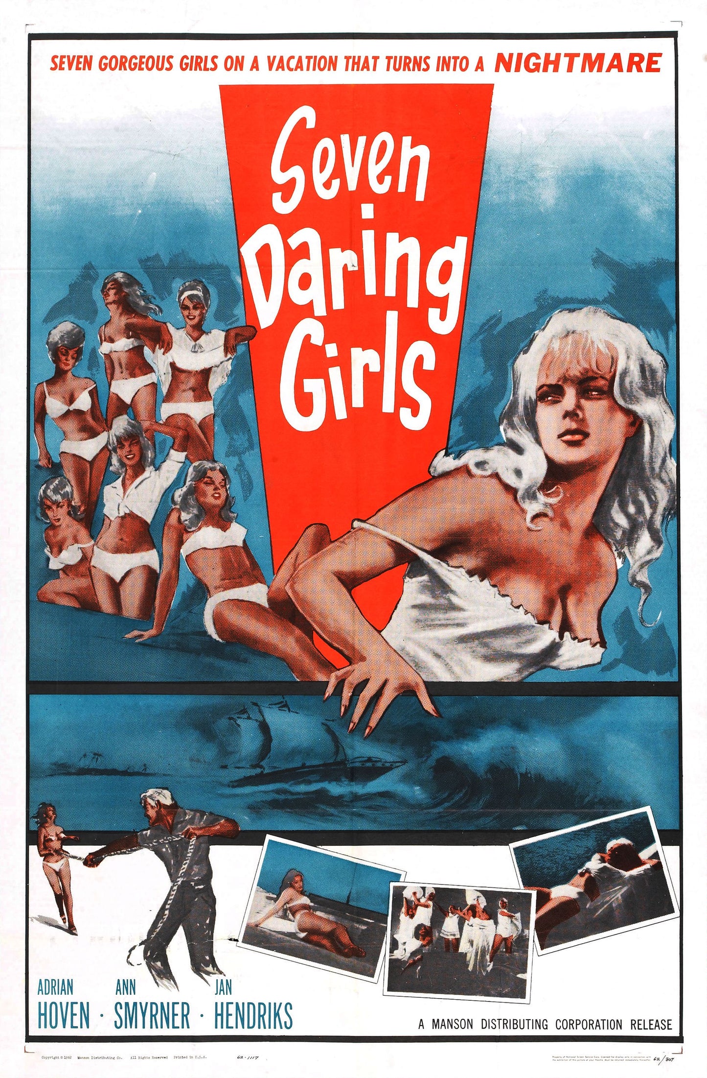 Seven Daring Girls 01 Movie Magnet